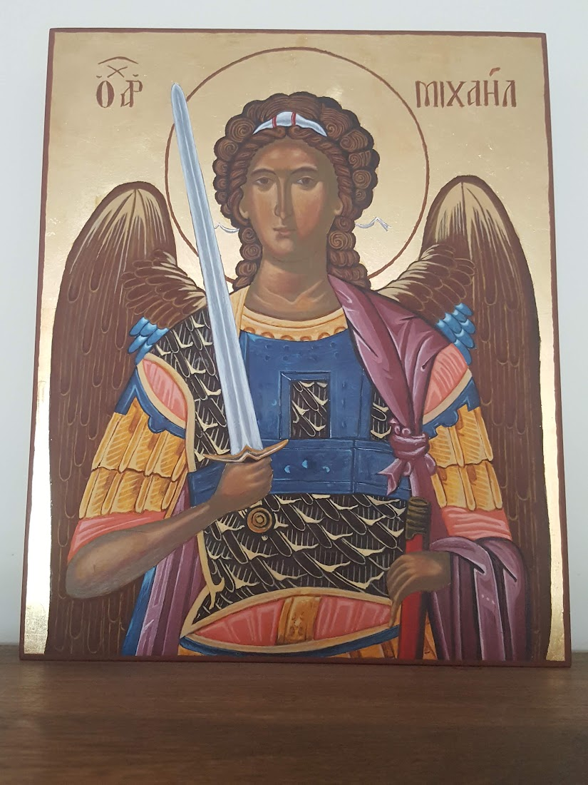 Ikona Archanioła Michała - napisana przez Marzenę Jarocką