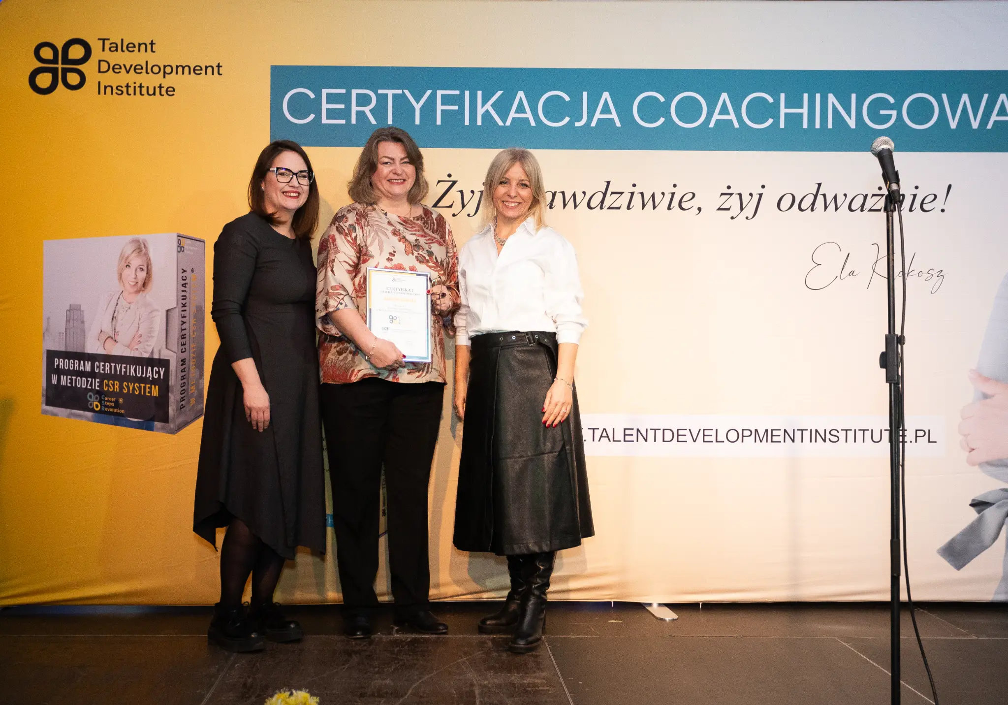 Marzena Jarocka - Certyfikacja